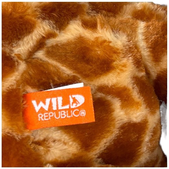 Wild Republic Giraffe Plush Soft Stuffed Animal Toy 12 Inch Tall Sitting - Picture 8 of 8